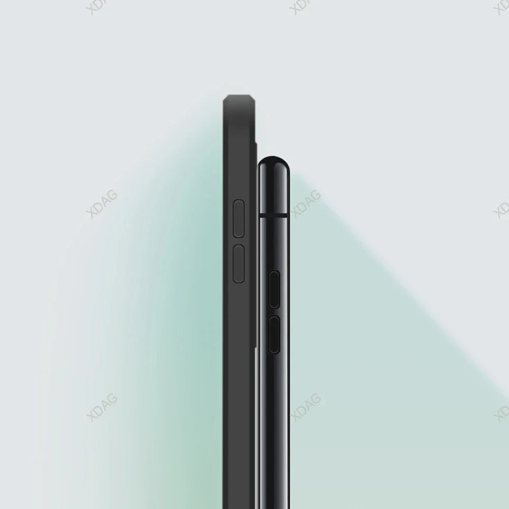 Deksel til Motorola Edge 30 Edge30 Neo 30Neo 5G 6.28" XT2245-1 Lens Protection Simple Square Liquid Silicone Soft Back Cover