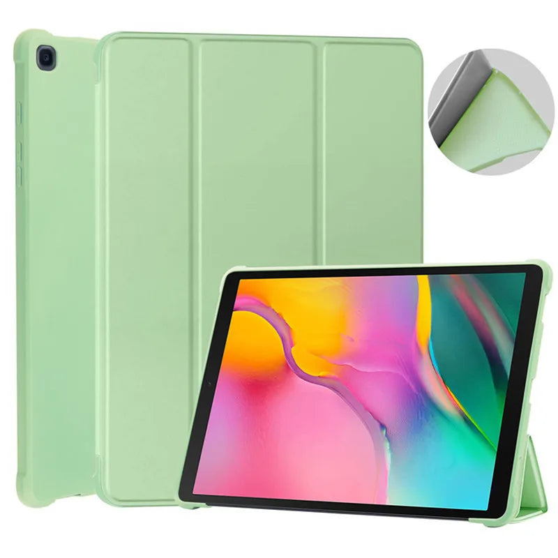 Deksel til Samsung Tab A9+ A8 10.5 X205 X200 S6 Lite 10.4 A7 T500 A7 lite T220 S7 S8 S9 FE S10 FE 10.9 Nettbrettdeksel Smart Skinnetui