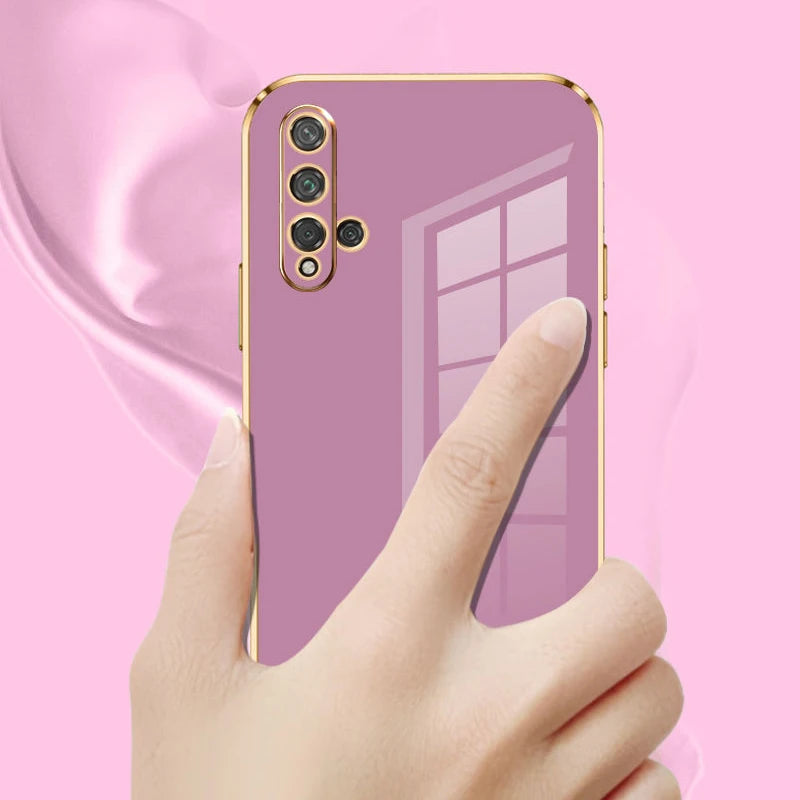 Deksel til Huawei nova5T Phone Case YAL-L21 YAL-L61 YAL-L71 ShockProof Silicone Back Cover