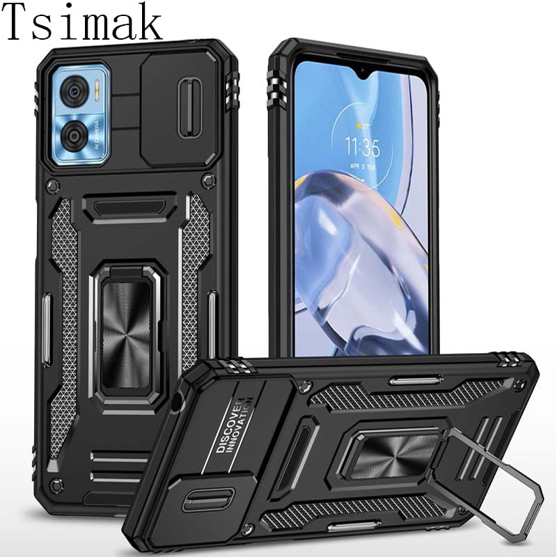 Deksel til Motorola Moto E22 G32 G13 G53 G73 Phone Cover Moto E22i E 22 MotoE22 Shockproof Silicone Armor Back Coque