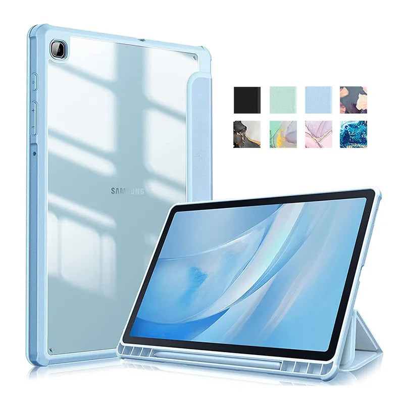 Deksel til Samsung Galaxy Tab S6 Lite 10.4inch 2022 2020 Tab S6 Lite P610 P613 P619 P615 med penneholder