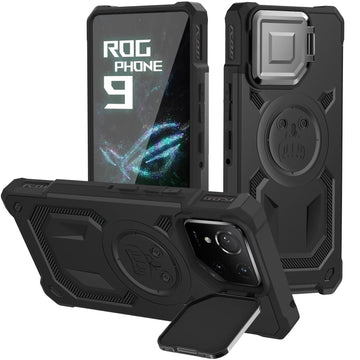 Deksel til Asus ROG Phone 9 Pro/ROG8 Pro Phone Case Lens Protection Bracket ROG Phone 8 9FE Armor Anti Drop Protective Cover