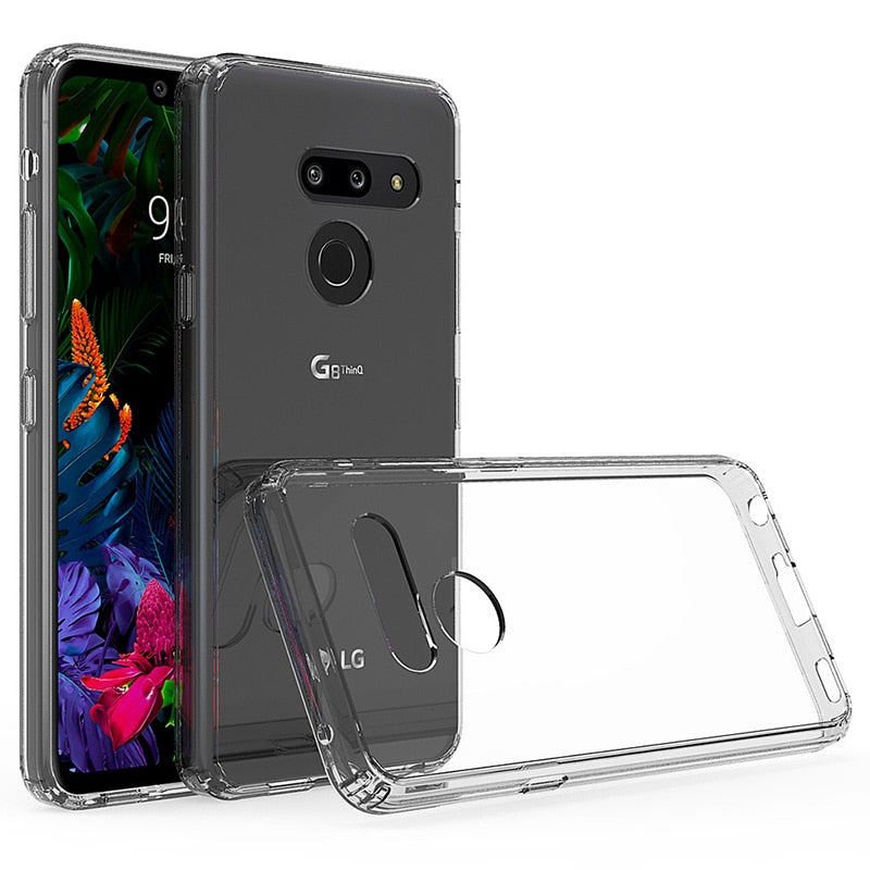 Deksel til LG G9 G8 G8S G8X G7 ThinQ Soft Phone TPU Case Transparent Silicone Case for LG Stylo 6 K62 ShockProof Clear Protective Cover