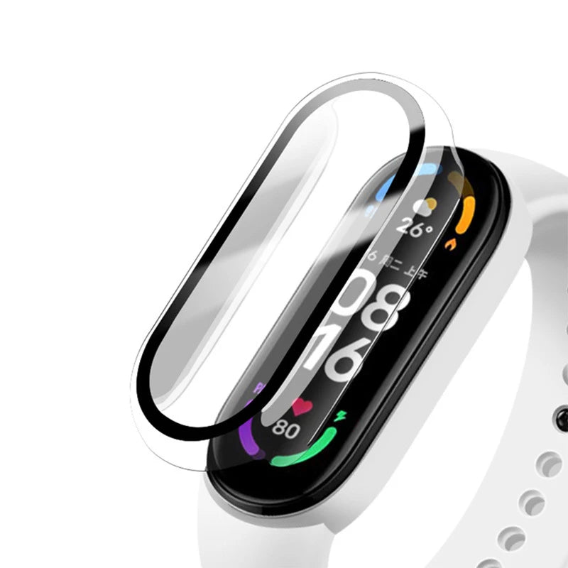Deksel til Xiaomi Mi Band 8 7 6 Accessories deksel+Film Full Coverage Protective deksel Miband 7 6 5 4 3 screen protector