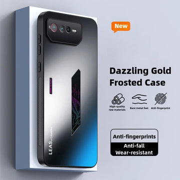 Deksel til Asus ROG Phone 6 Luxury Armor Shockproof AG Frosted Back Panel Lens Screen Protection Anti-fall Cover