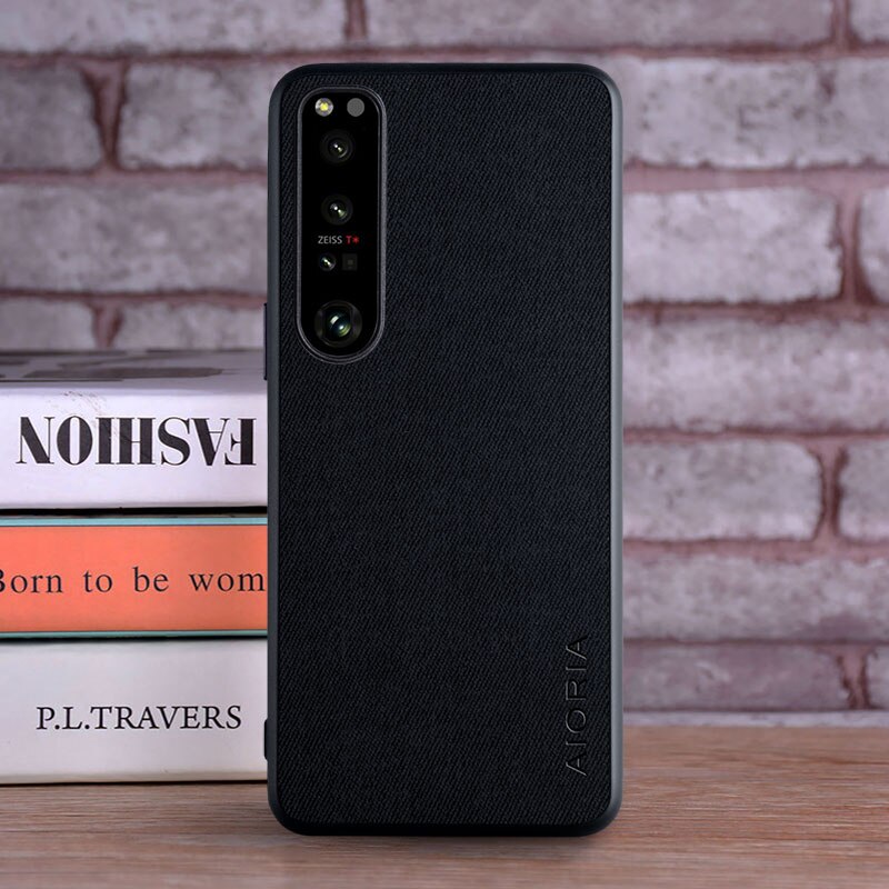 Deksel til Sony Xperia 10 5 1 Ace 2 II III IV coque Luxury textile Leather phone cover for sony xperia ace iii case funda capa