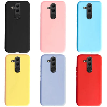 Deksel til Huawei Mate 20 Lite Case Cover Silicone Ultra Thin Slim Soft Solid Matte Back Cover Mate20 Lite 20Lite Case Coque