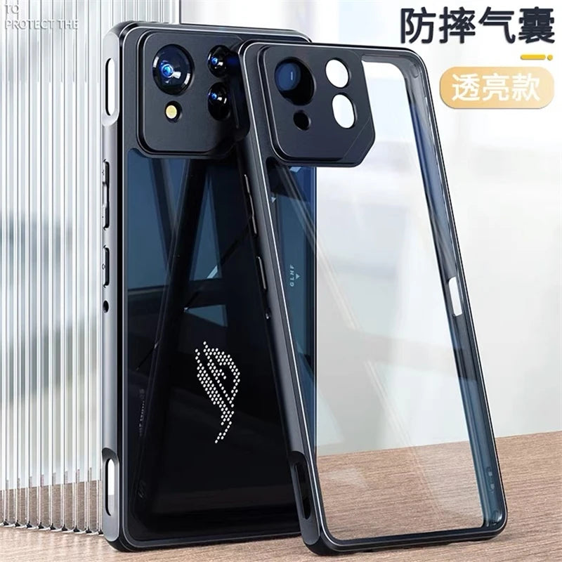Deksel til ASUS ROG Phone 9 Pro Case Matte Transparent Back Cover For ROG 9 9Pro Phone9Pro 5G Protect Shell Shockproof Bumper