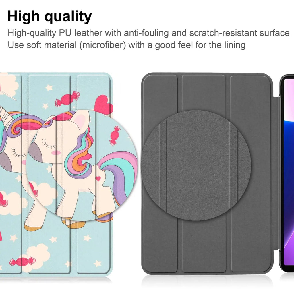 Deksel til Lenovo Tab M10 Plus 3rd Gen 10.6 TB-125F TB-128F Xiaoxin Pad 2022 Auto Wake-up Sleep Flip Case Ultra-Thin Stand Tablet Cover