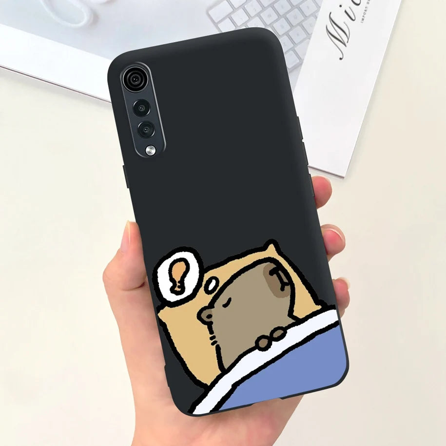 Deksel til LG Velvet 5G Case LM-G900N Fundas Soft Silicone Matte Phone Cover For LG Velvet LMG910EMW Back Case Coque on LGVelvet Bumper
