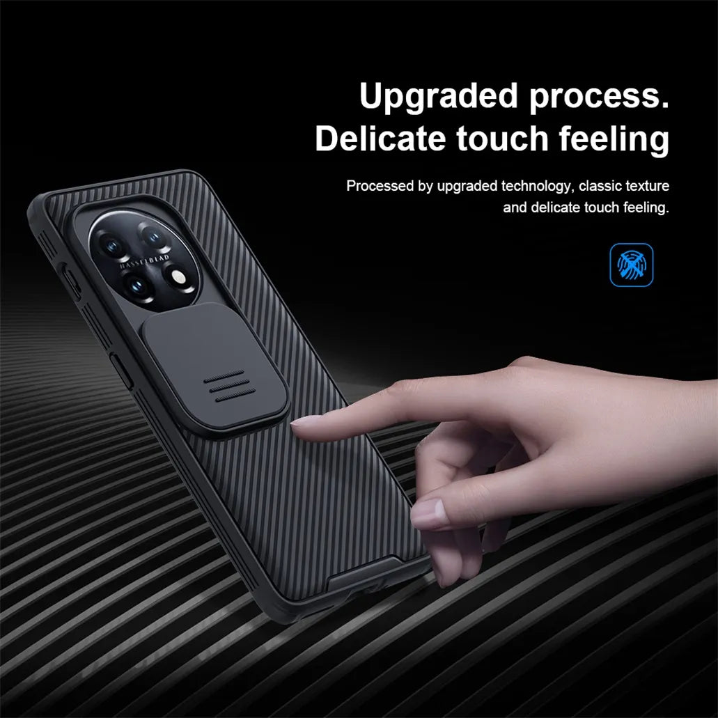 Deksel til OnePlus 11 11R Case NILLKIN CamShield Pro Slide Camera Lens Privacy Protection Back Cover For One Plus 11 11R For OnePlus11