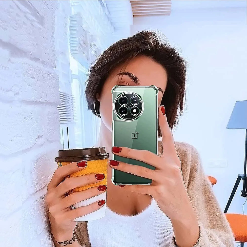 Deksel til OnePlus 11 5G 11R 10T 10R Thick Shockproof Soft Silicone Phone Cover for OnePlus 10 Pro 9 Pro 1+ 8 One Plus 7T