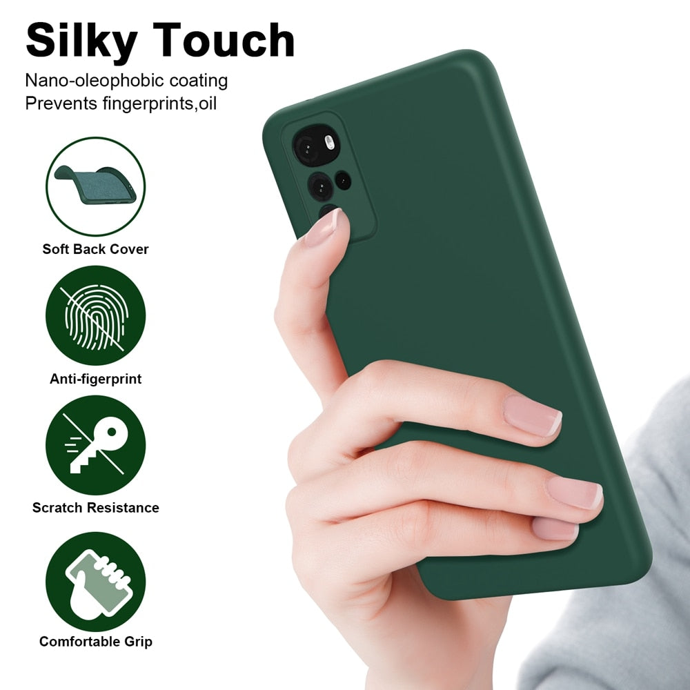 Deksel til Motorola MOTO G22 G20 G30 G10 G31 G41 G42 G52 G82 G71S G60 E32 Cases Luxury Skin Feel Back Cover
