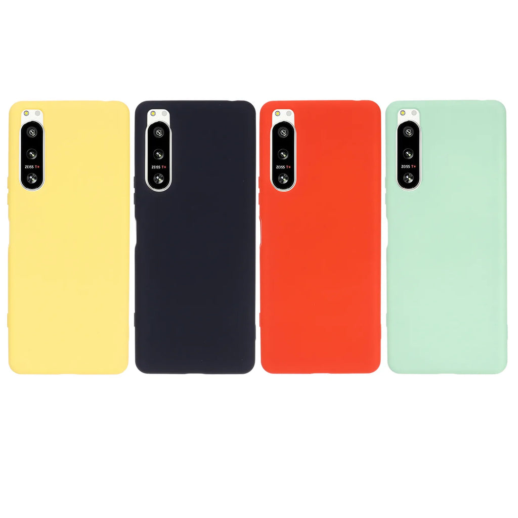 Deksel til Sony Xperia 5 IV Case Liquid Silicone Lanyard Phone Case For Xperia 10 1 IV ACE 10 5 1 III Soft Gel Rubber Cover Sony5 Funda
