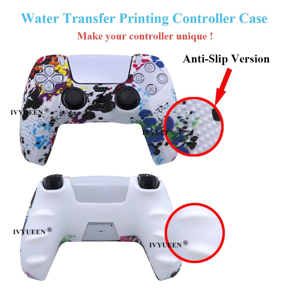 Deksel til PlayStation 5 PS5 Controller Silicone Case for Dualsense Grip Caps