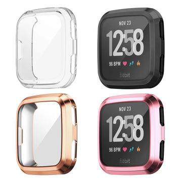 Deksel til Fitbit Versa 1/Versa 2/Versa 3/Versa 4/Versa Lite Full Cover Protector Shell For Fitbit Sense 2/Sense Bumper Case