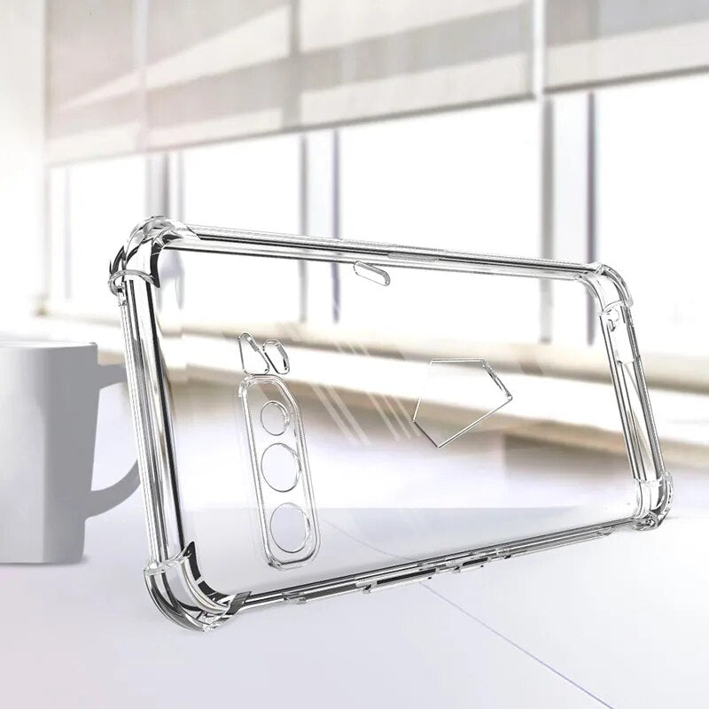 Deksel til Asus ROG Phone 3 Strix 2 5 ZS661KS ZS660KL Zenfone 7 Pro ZS671KL ZS670KL 6 Z ZS630KL Airbag Case TPU Phone Cover