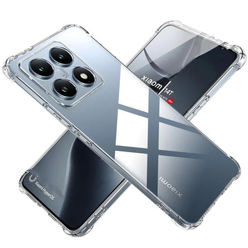 Deksel til Xiaomi 14T Pro Protective Cover For Xiaomi 14 13 Lite 13T Transparent Capa Fundas Coque