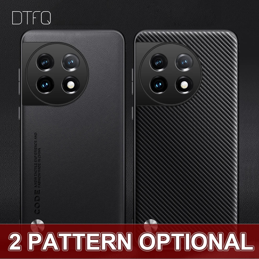 Deksel til OnePlus 11 Shockproof Cover Leather Pattern Case for OnePlus 11R Coque Funda Luxury Leather Case for OnePlus 11