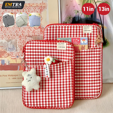 Deksel til iPad Pro Samsung Xiaomi Sleeve Bag Cover Shockproof Pouch Multi Pockets