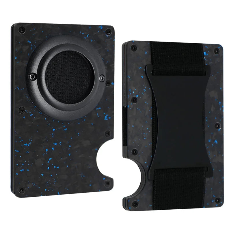 Deksel til Apple AirTag Apple Card holder Rfid Aluminum deksel Metal Wallet Credit ID Men Slim Business Cardholder Cash Strap Apple AirTag Carbon Fiber