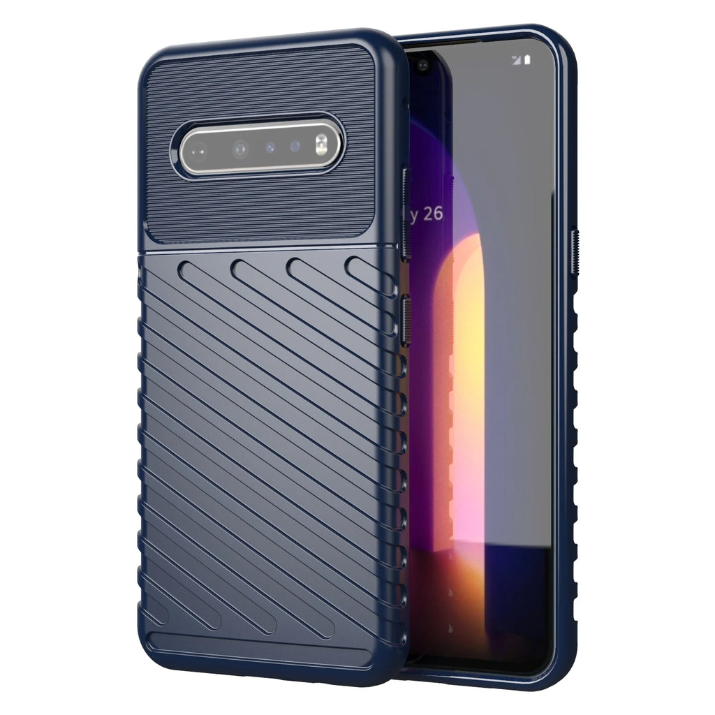 Deksel til LG V60 g8x v50s thinq k92 5g q92 k61 q61 k51 q51 Shockproof Silicone Cover for lg stylo6 7 5g Reflect