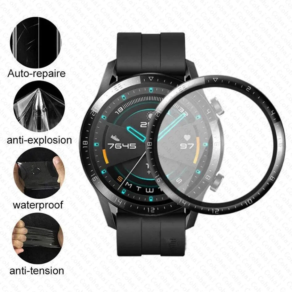 Deksel til Huawei Watch GT3 GT2 Pro GT 2 46MM 42MM GT 3 Runner Screen Protector Protective Film Cover Case Strap Bracelet