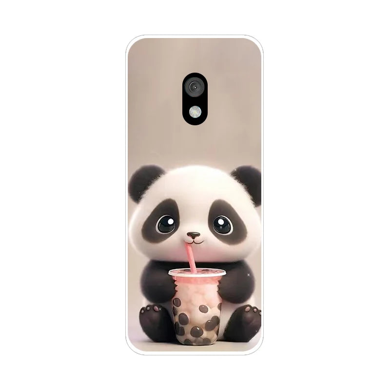 Deksel til Nokia 215 220 235 4G 2024 deksel Fashion Soft Silicone Back deksel for Nokia 235 4G 2024 deksel etui 215 2024 Cute