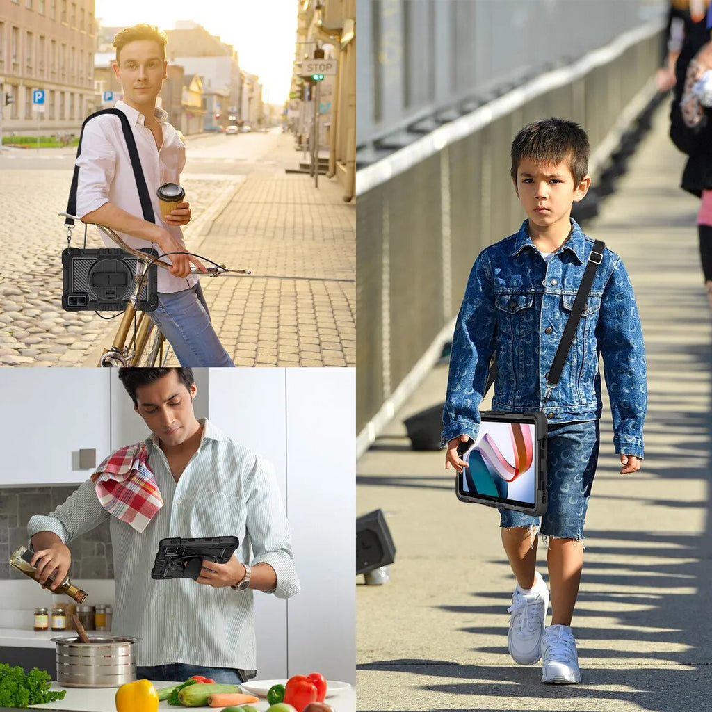 Deksel til Xiaomi RedMi Pad 10.6 2022 Nettbrett deksel Xiaomi RedMi Pad 10.61"Shockproof Kickstand Kids Funda Hand Grip Shoulder Strap