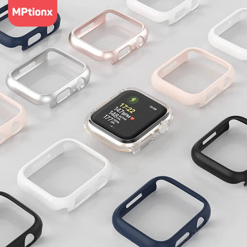 Deksel til Apple Watch Series 1-9 & SE (38-45mm) - Hard PC bumper-ramme