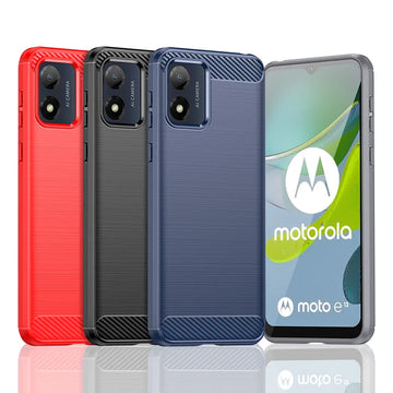 Deksel til Motorola Moto E13 Case for Motorola Moto E13 Cover Shell Fundas Capa Silicon Business Style Phone Cover for Motorola E13