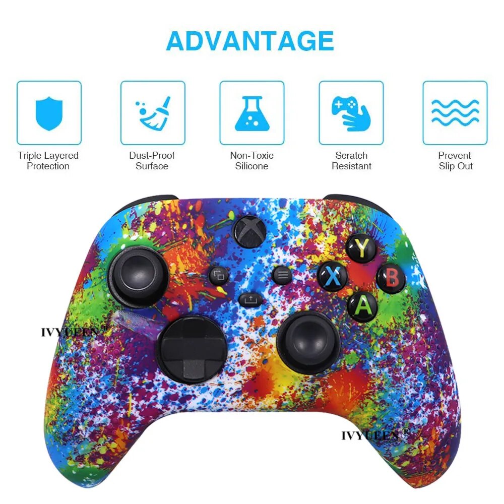 Deksel til XBox Series X S Core Controller XSS XSX Silicone Case Protector