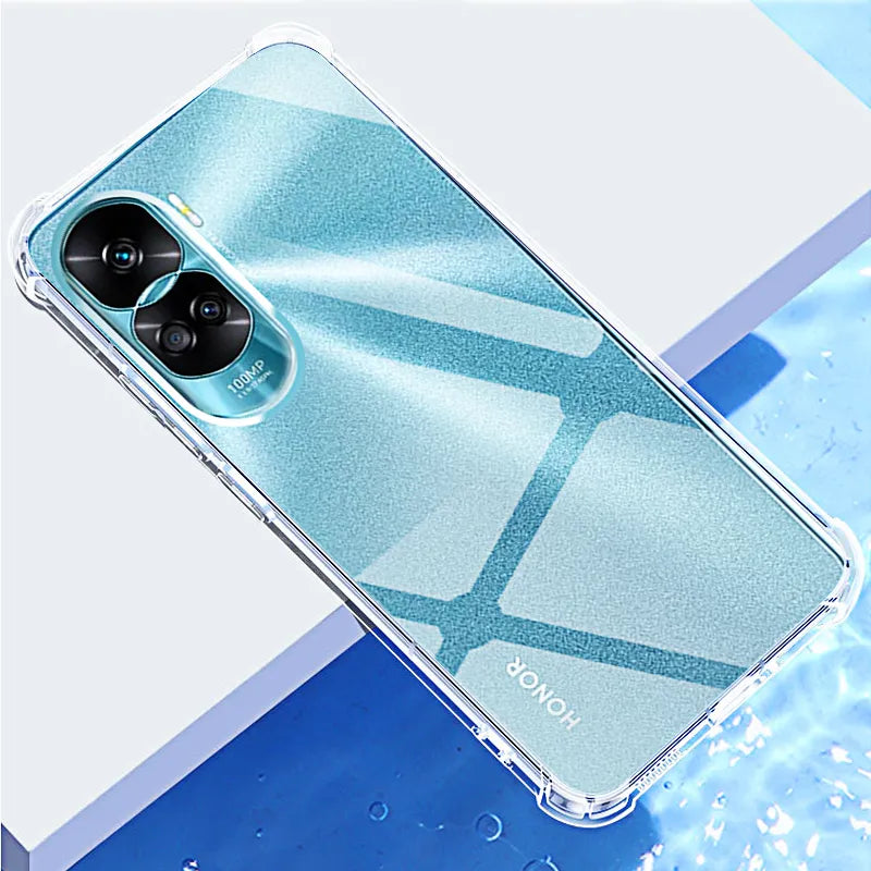 Deksel til Huawei Honor 90 Lite Pro Transparent Silicone Case Back Cover 70 Lite Pro X8a X9a X7a X6 X5 5G
