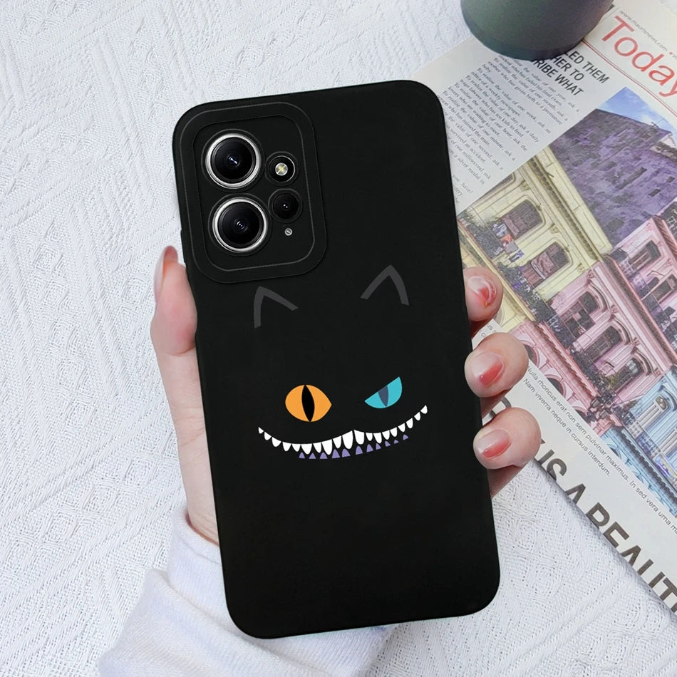 Deksel til Xiaomi Redmi Note 12 12S 4G 5G Patterned Full Protection Soft Liquid Silicone Cartoon deksel For Redmi Note 12 S