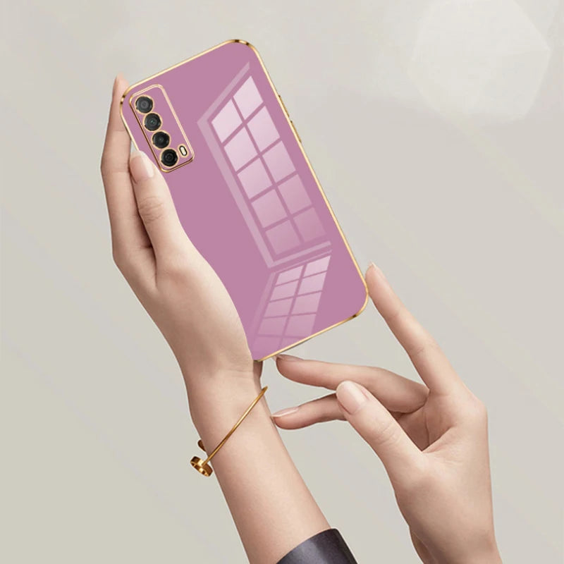 Deksel til Huawei P smart 2021 Phone Case PPA-LX1 ShockProof Soft TPU Silicone Back Cover Fundas