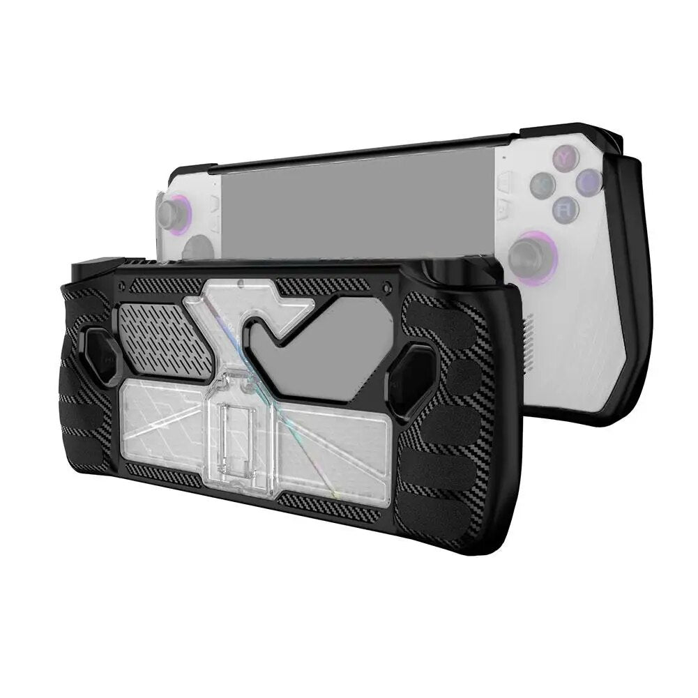 Deksel til Asus ROG Ally silikonetui med innebygd stativ