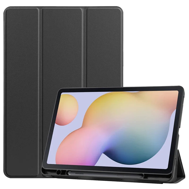 Deksel til Samsung Galaxy Tab S6 Lite 10.4 med stativ S6 Lite 2024 2022 2020 SM-P610 P620 P619 med penneholder