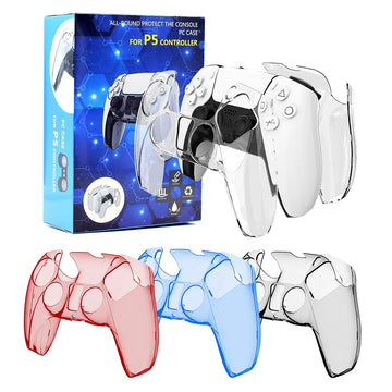 Deksel til PS5 DualSense Skin Shell Ultra Slim Transparent PC Cover for Sony PlayStation 5 Controller