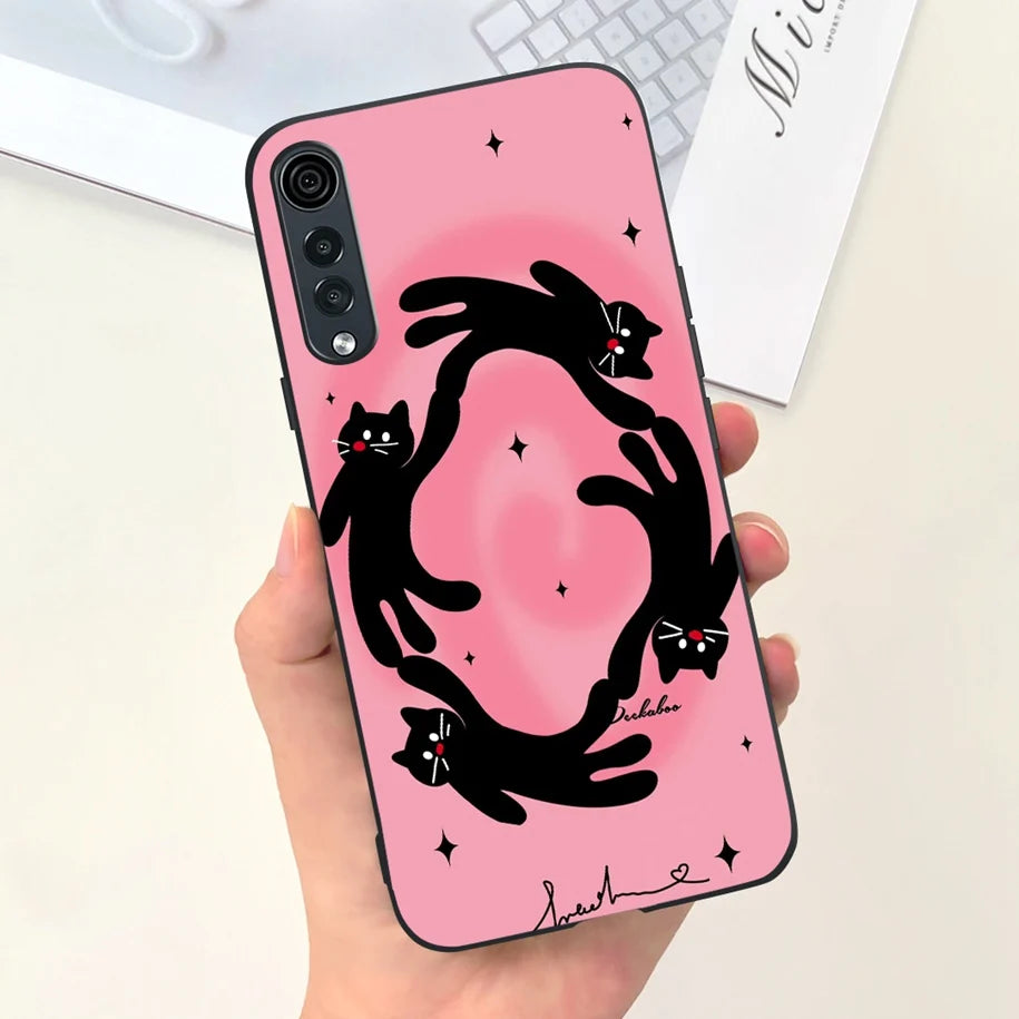 Deksel til LG Velvet 5G Case LM-G900N Fundas Soft Silicone Matte Phone Cover For LG Velvet LMG910EMW Back Case Coque on LGVelvet Bumper