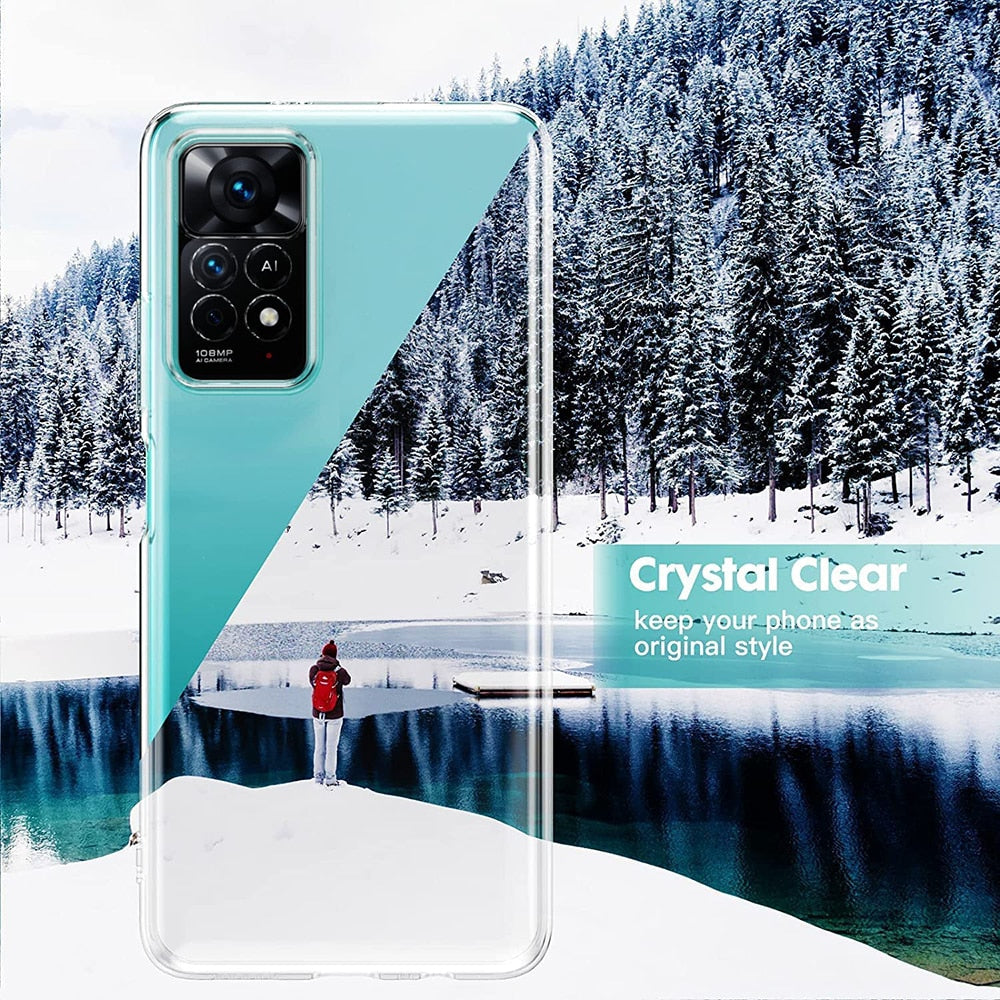 Deksel til Xiaomi Redmi Note 11 10 9 Pro 11S 11T 10S 10T 9S 9T Ultra Thin deksel For Redmi K50 K40 K30 Pro