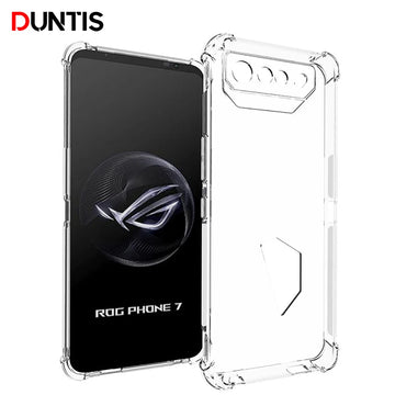 Deksel til Asus ROG Phone 7 6 Transparent Silicone Clear Case for Asus ROG Phone 7 6 Back Cover