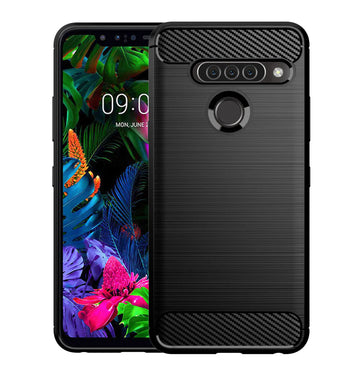 Deksel til LG G8S Thinq Holder Stand Shockproof Cover for lg g8s thinq LG g8s Brushed Matte Case