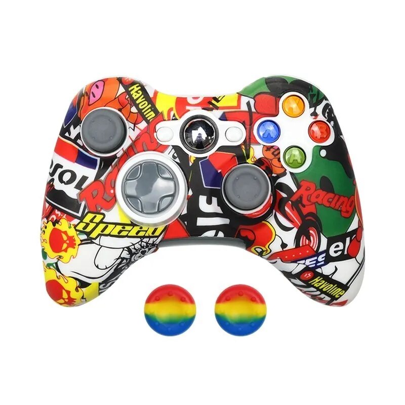 Deksel til Xbox 360 Gamepad Rubber Shell Skin For Xbox 360 Controller Joystick Caps Accessories Thumb Grips