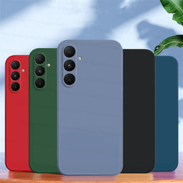 Deksel til Samsung Galaxy A05S Case Samsung Galaxy A05 A05S A15 A25 A35 A55 5G Cover Funda TPU Cases Shockproof Liquid Silicone Cover