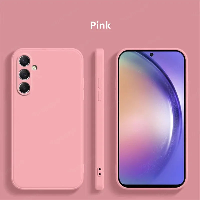 Deksel til Samsung Galaxy A16 deksel Samsung Galaxy A16 A56 A36 A15 A55 Soft Original Liquid Silicone deksel Samsung A16