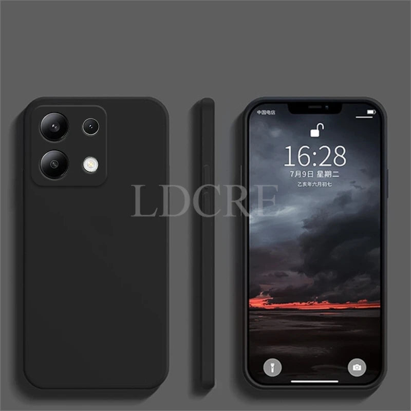 Deksel til Xiaomi Redmi Note 13 deksel Liquid Silicone deksel Redmi Note 13 Pro Plus deksel TPU Protective Phone deksel Redmi Note 13 deksel