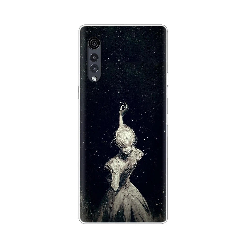Deksel til LG Velvet Case Back Cover Protective Cases For LG Velvet 5G LM-G900 Silicone Transparent Cover Cases For LG Velvet Bumper