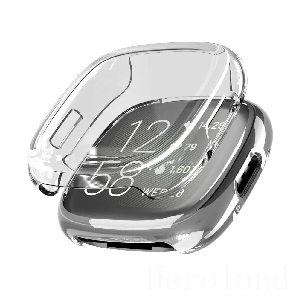 Deksel til Fitbit Versa 4 myk TPU-skjermbeskytter