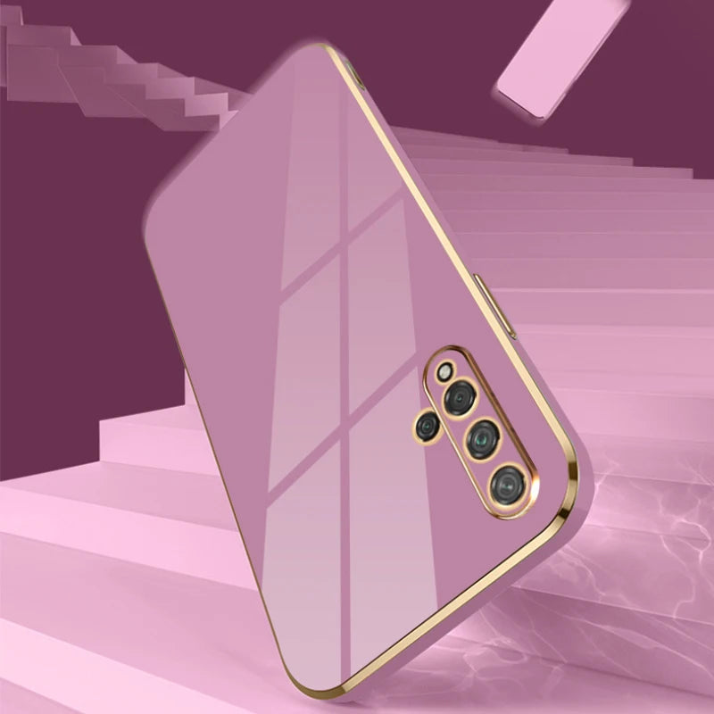 Deksel til Huawei nova5T Phone Case YAL-L21 YAL-L61 YAL-L71 ShockProof Silicone Back Cover