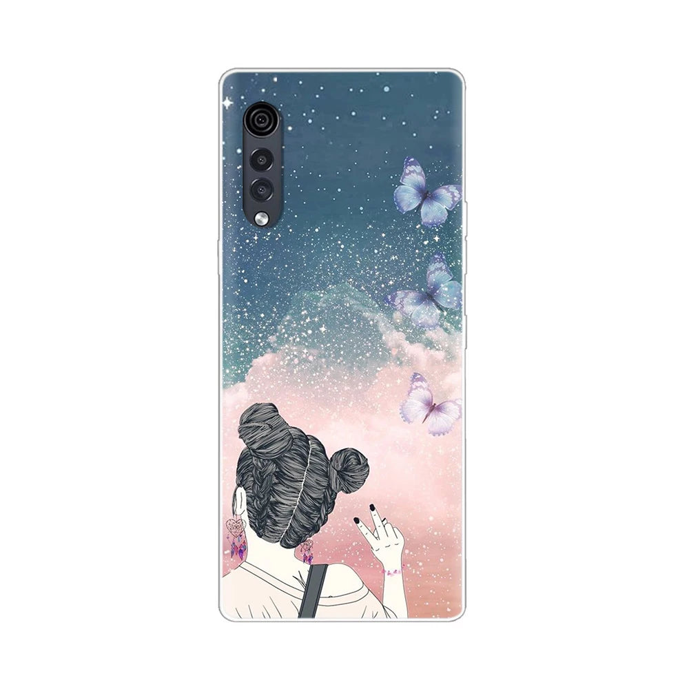 Deksel til LG Velvet Case Back Cover Protective Cases For LG Velvet 5G LM-G900 Silicone Transparent Cover Cases For LG Velvet Bumper